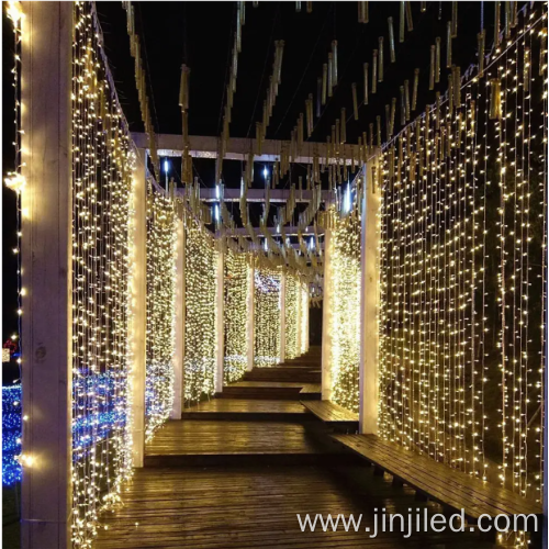 LED Curtain Icicle String Lights